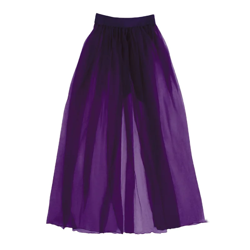 Горячая европейский стиль Сексуальная женская прозрачная сетчатая юбка Экстрим