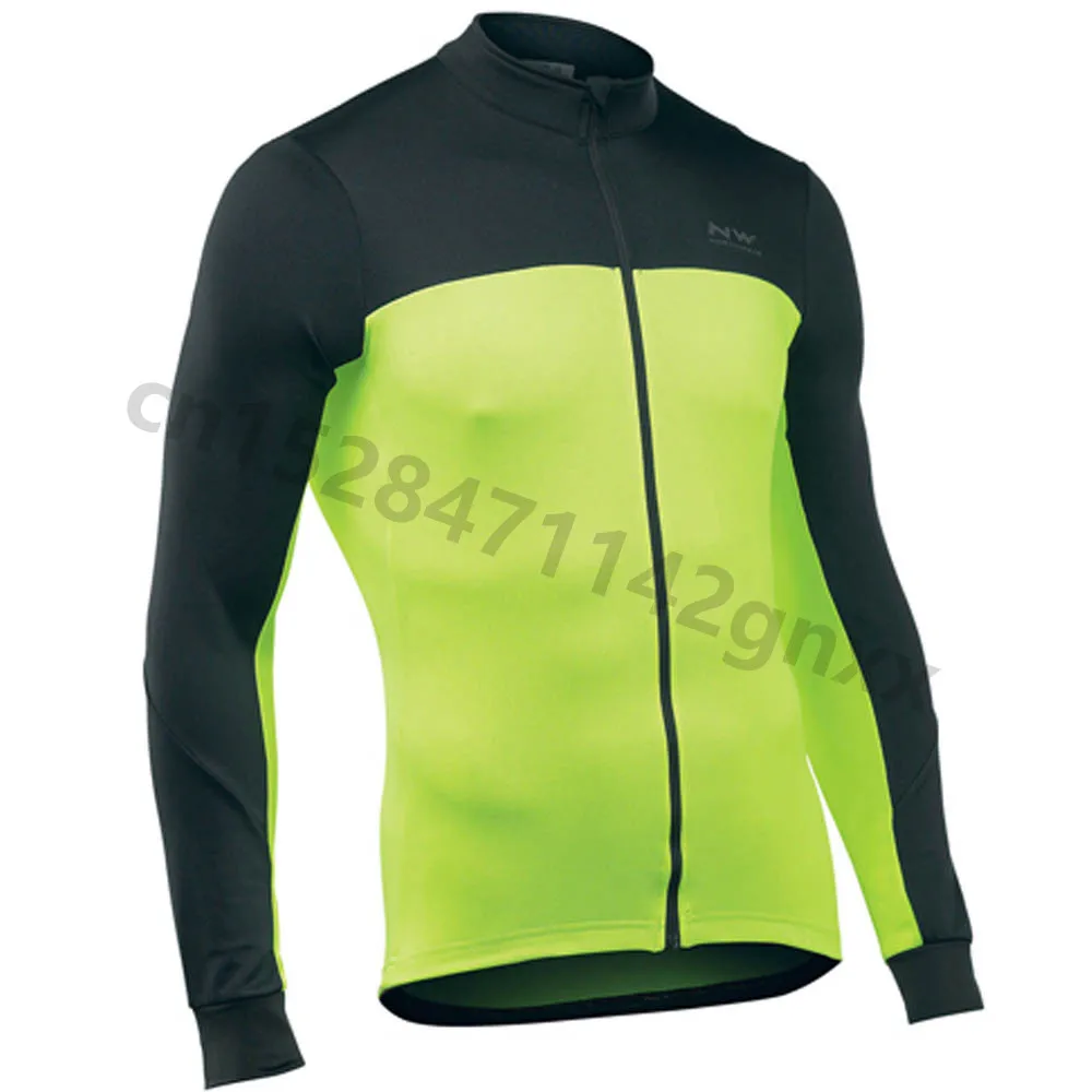 NW Новинка Весна длинный рукав Велоспорт Джерси Мужская Майо Ropa Ciclismo MTB велосипедная одежда велосипедная форма триатлон, Велоспорт Набор - Цвет: 13