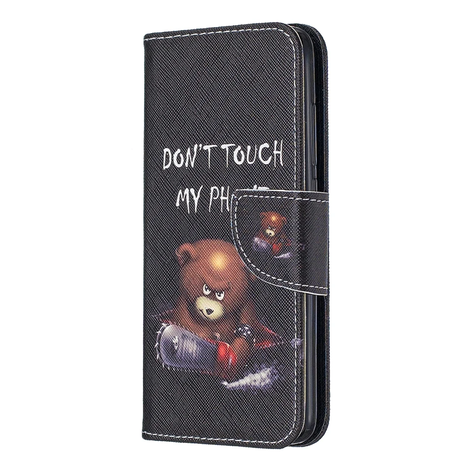 Bear Для Nokia 2,2 кожаный бумажник флип чехол для Nokia Lumia 3310 для детей возрастом 2, 3, 5, 6, 8 2,1 3,1 5,1 6,1 7,1 крышка сумки для Nokia 3,2 4,2 - Цвет: Bear