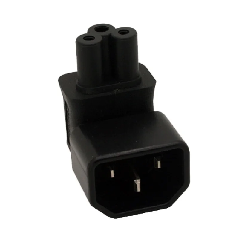 Адаптер питания переменного тока с изгибом под IEC320 C14 на C5|angle|angle adapter |