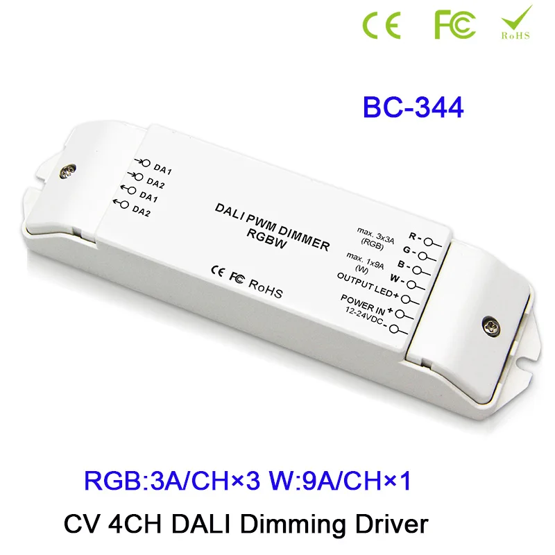 Контроллер светодиодного диммера CV DALI 1CH/3CH/4CH Dimming/RGB/RGBW контроллер для