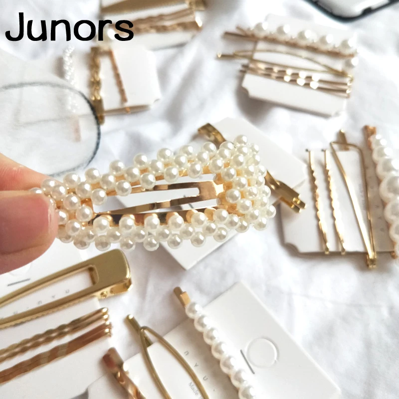 3 шт./компл. жемчужные Винтажные заколки для волос женщин тиара свадебные