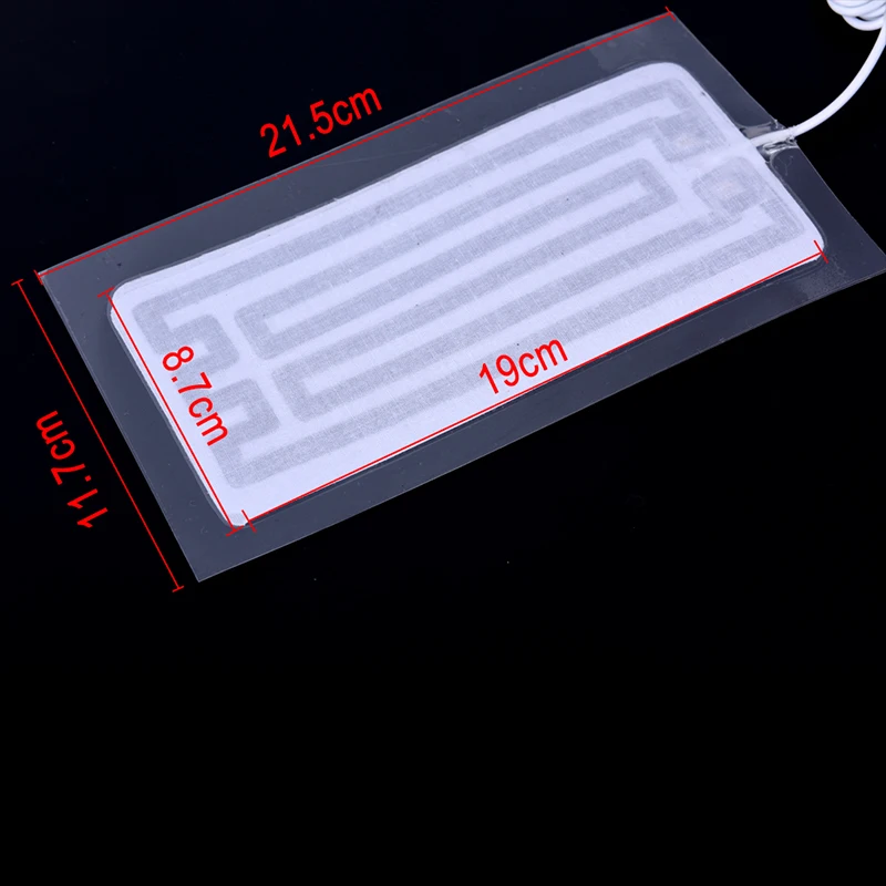 DC 5 V USB зимний нагревательный элемент пленка нагреватель 12*22 см для теплой талии сзади Теплые Ремни DIY