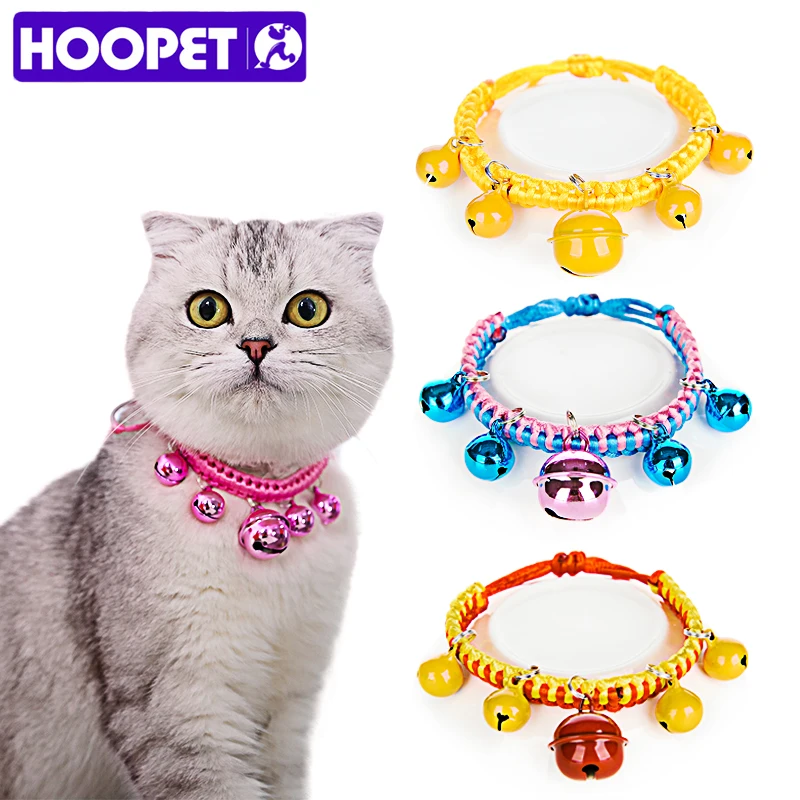 HOOPET Регулируемый ошейник для питомцев щенков и кошек поводок ожерелье с