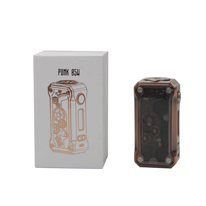 Оригинальный Teslacigs панк 85 Вт мод электронная сигарета с 510 резьбой fit 18650