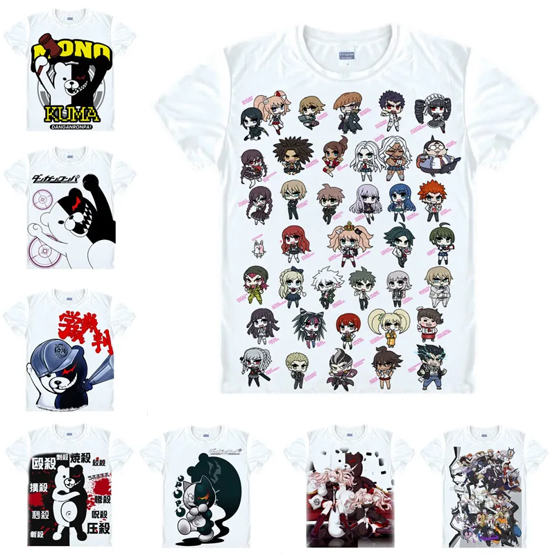 Coolprint японский Футболка с изображением в стиле аниме Danganronpa 2 футболки мульти