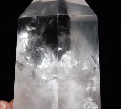 Большой прозрачный Lemurian Seed кварц натуральный точечный кластер Кристалл грубая Исцеление