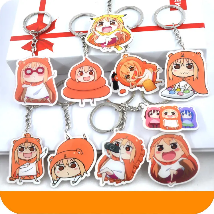 1 шт. анимация Himouto! Umaru-chan U.M.R брелок с держателем для ключей | Украшения и
