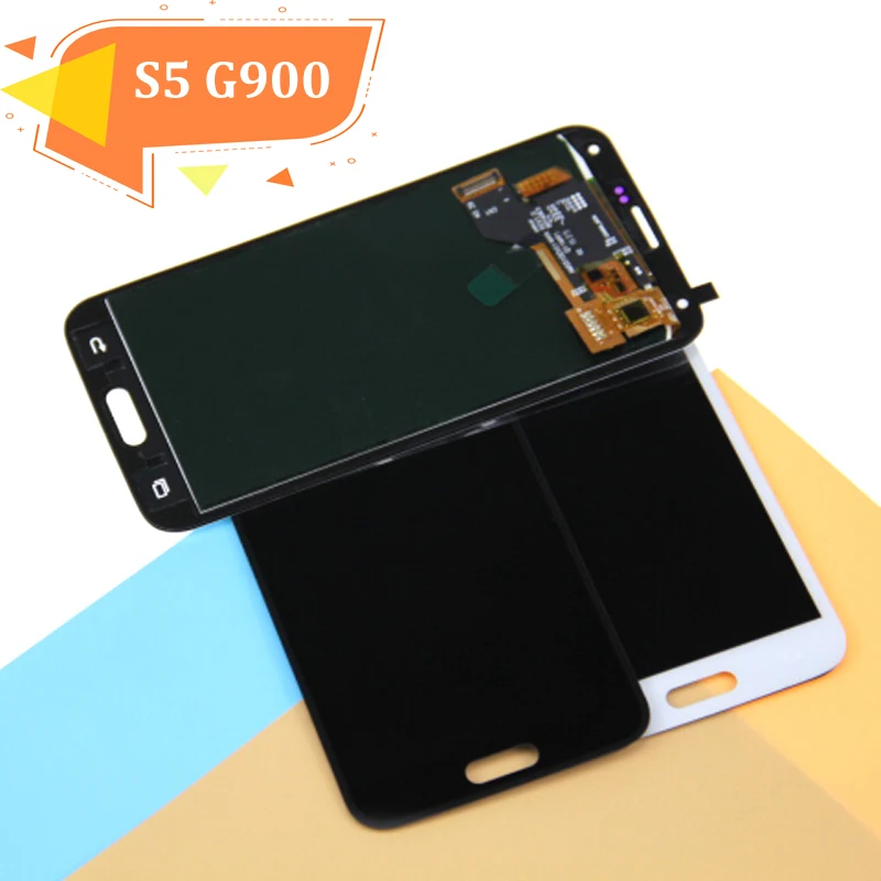Подходит к Samsung Galaxy S5 ЖК дисплей SM G900 G900F Дисплей Сенсорный экран планшета