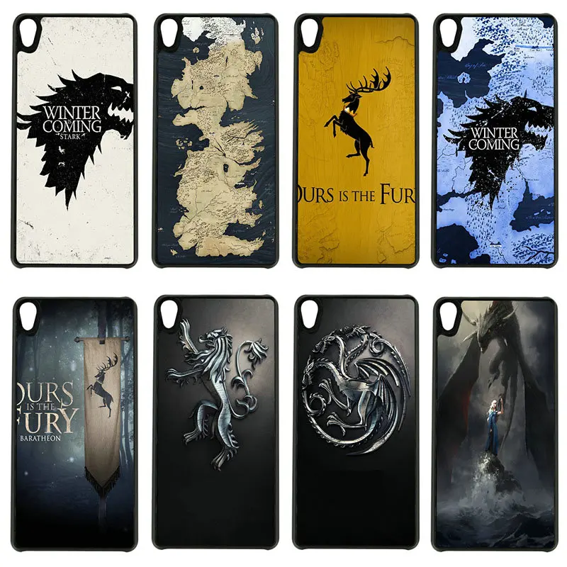 Чехол для телефона Дом Таргариенов Игры престолов жесткий PC Обложка sony Xperia z1 z2 z3 z4