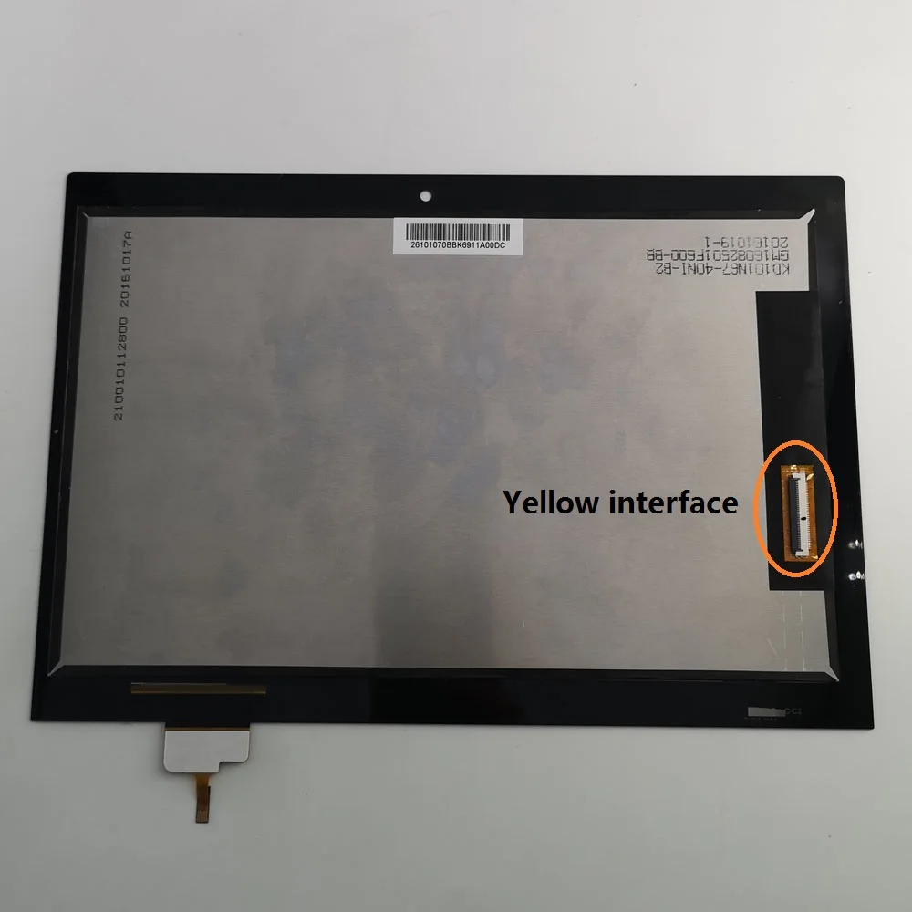lcd touch version 1 10," для lenovo MIIX 320 MIIX 320-10ICR MIIX320 ЖК-дисплей панель экран сенсорный экран дигитайзер стекло тест работа отлично - Цвет: lcd touch version 1
