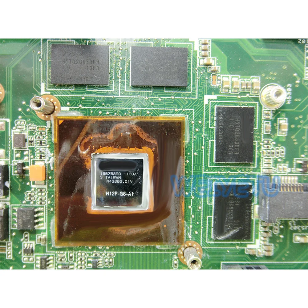 Материнская плата для ноутбука ASUS NX90 NX90S GT 540M 2G материнская HM65 Rev 2 0