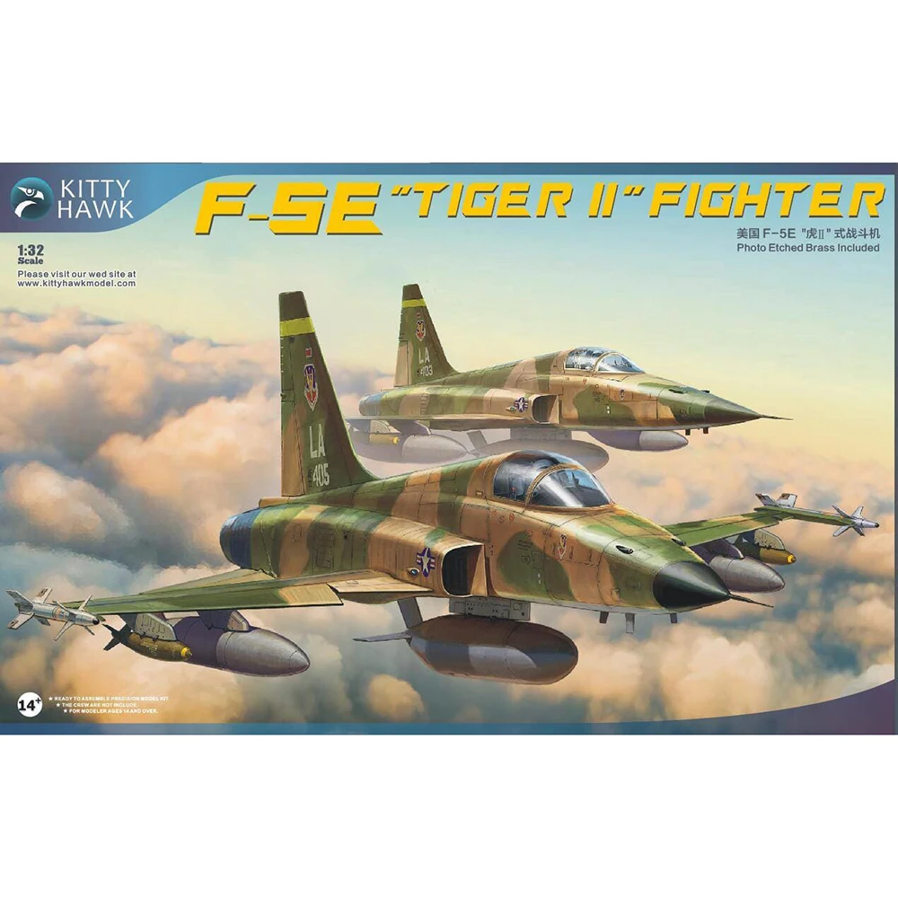 Модель 1/32 Kitty Hawk KH32018 F 5E Tiger II hobby|Наборы для сборки моделей| |