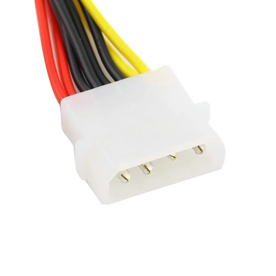 Кабель адаптер питания для жесткого диска ATA SATA 4 контакта IDE Molex 2 из 15 контактов 10
