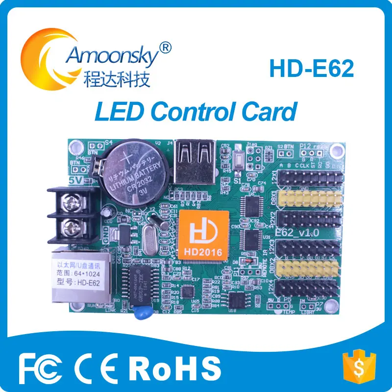 Светодиодная панель управления для p20 led display rs232 signs в продаже|card card|card ledcard control |