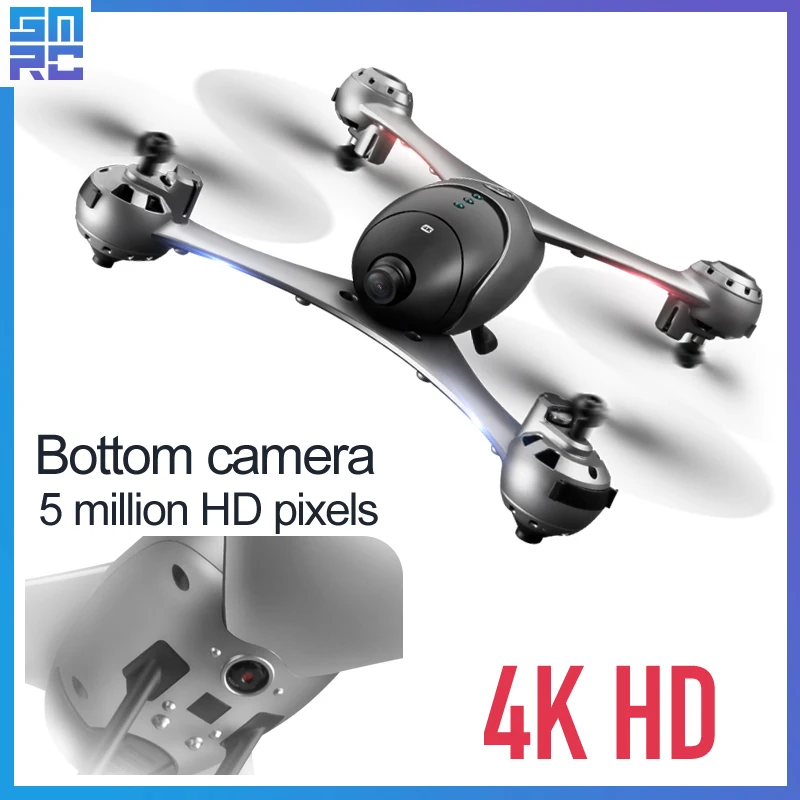 Карманный Квадрокоптер SMRC M6 follow me с камерой HD 4K радиоуправляемый самолет