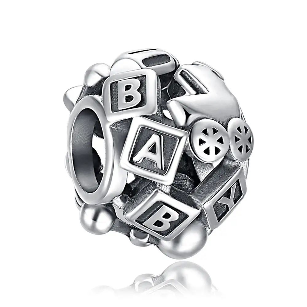 JewelryPalace 925 пробы серебро Кукла Медведь Шарм бисер Fit Браслеты для вашего любовника