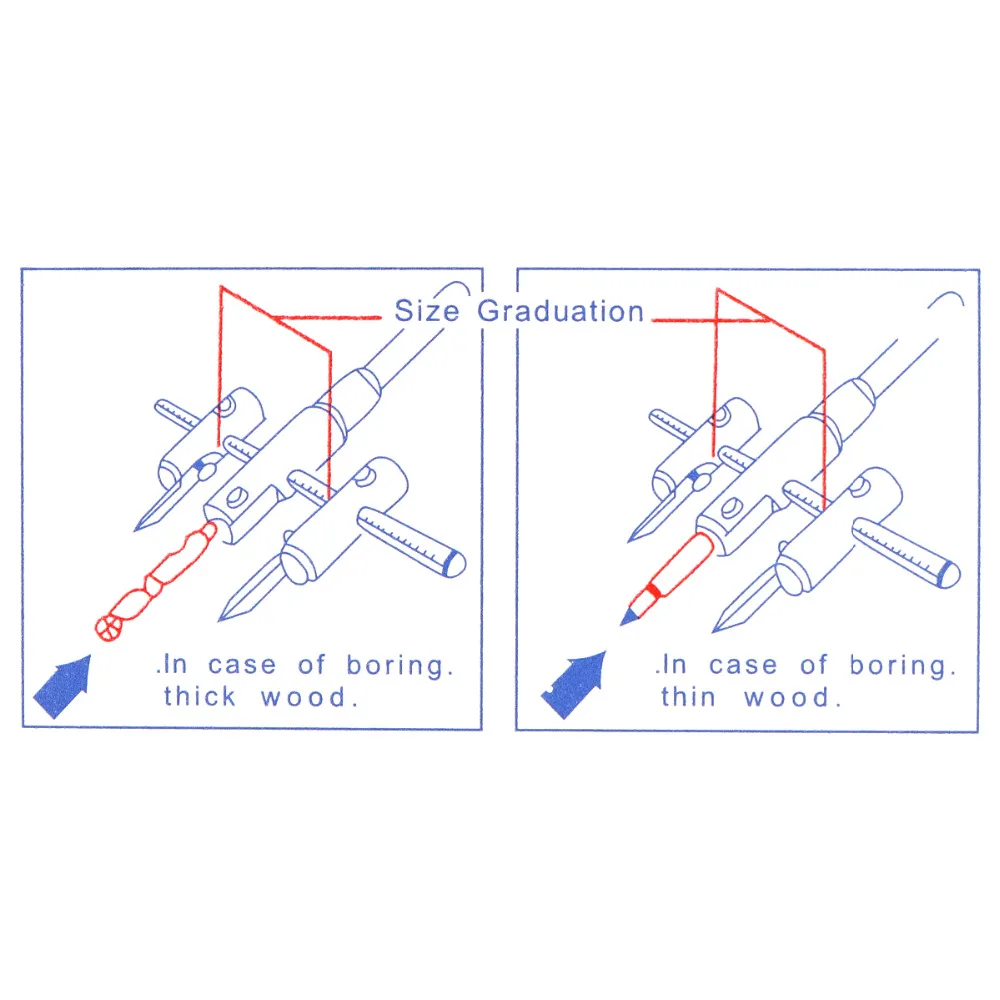 

30mm-200mm Adjustable Cordless Drill Bit Set Alloy steel Aircraft-type Wood Circle Hole Saw Cutter Tool Kit for Woodworking