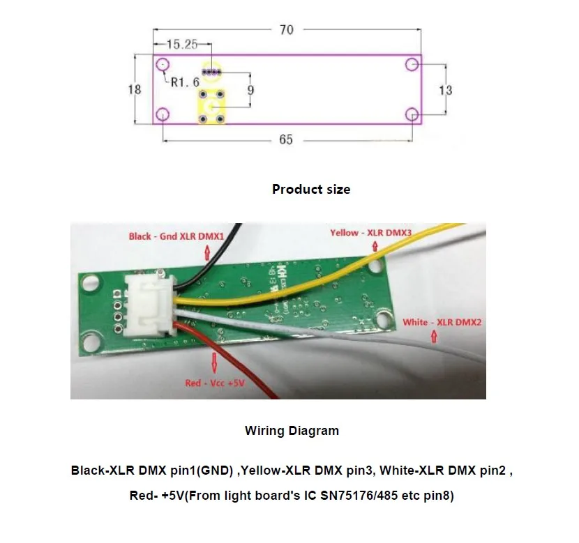 SAILWIN 1X-2,4 ГГц 2в1 беспроводной приемник и передатчик DMX512 PCB модули плата с антенной светодиодный контроллер передатчик приемник