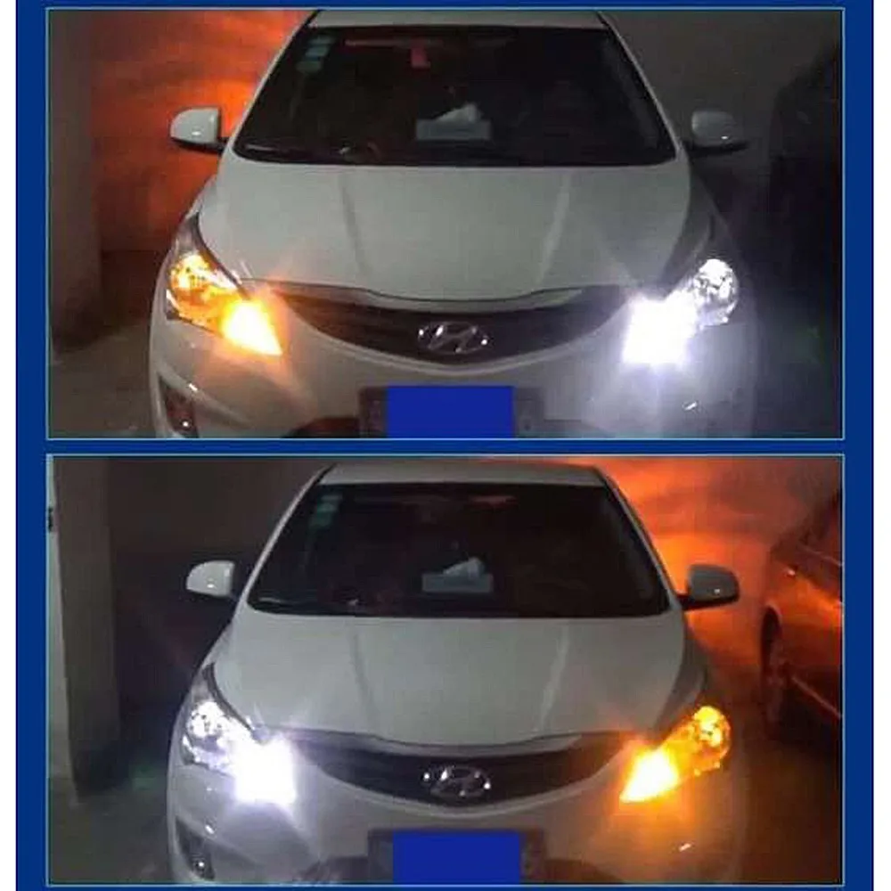 T20 1156 LED T20 7440 WY21W Поворотники боковые 42 LED DRL Аксессуары для автомобильного освещения Габаритные огни белый желтеют h