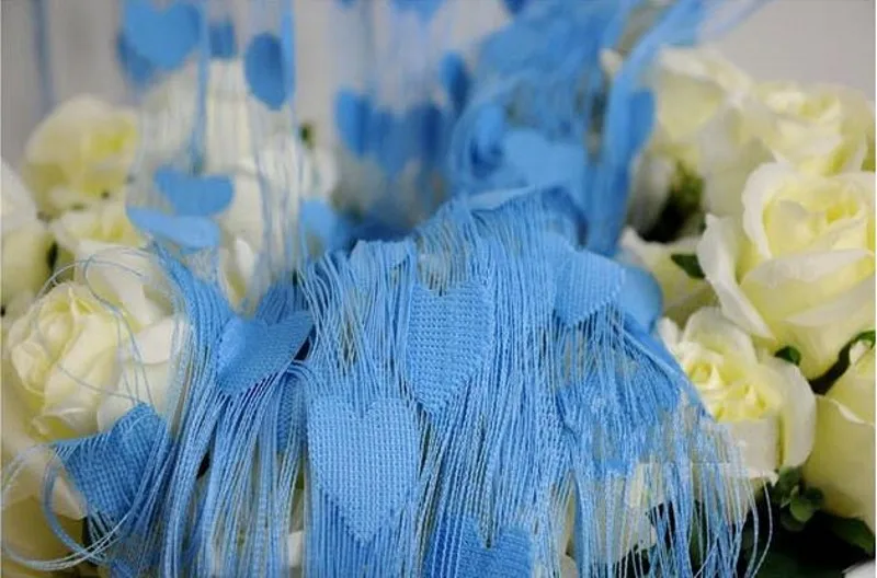 Абсолютно 100 см* 200 см Модный корейский милый сердечный линия кисточка струнная дверь Штора для окна комнаты разделитель занавеска балдахин