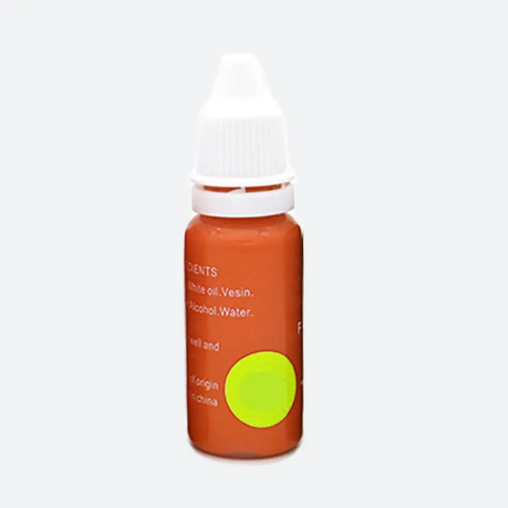 coil yellow Натуральные профессиональные пигментные чернила для татуажа, безопасные полуперманентные краски для татуажа - Цвет: coil yellow