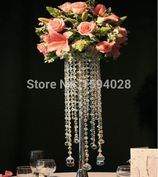Акриловый кристаллический свадебный центральный 70 см высокий главный стол