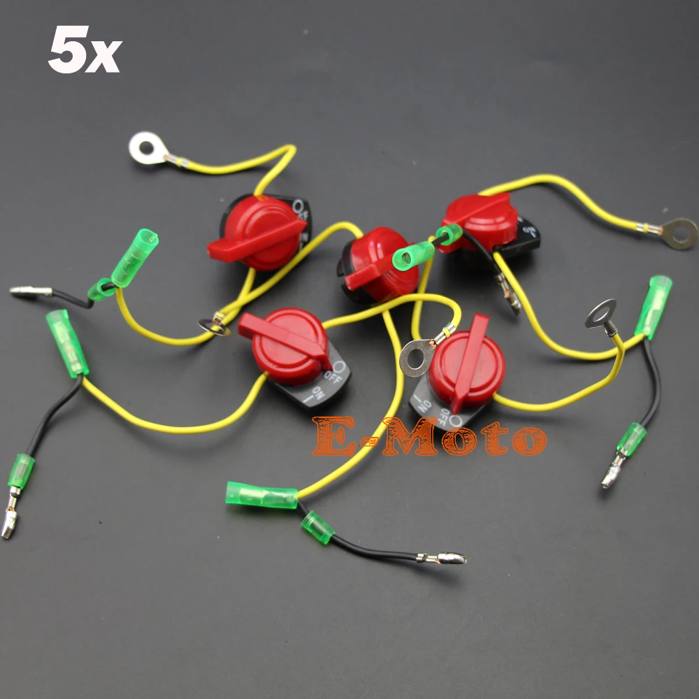 

5X On-Off Engine Stop Kill Switch GX120 GX160 GX200 GX240 GX270 GX340 GX390 36100-ZE1-015