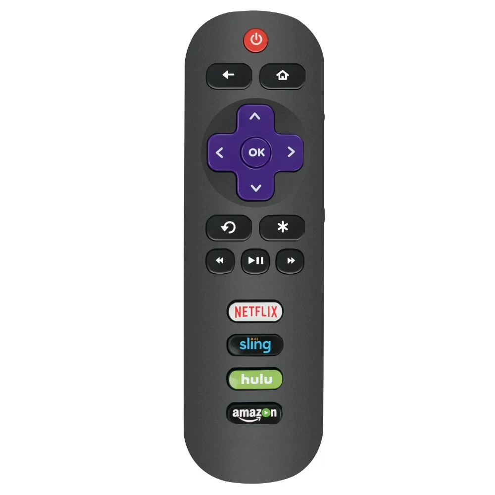 Новый пульт дистанционного управления для телевизора с Netflix sling hulu amazon TCL Roku TV (2019)