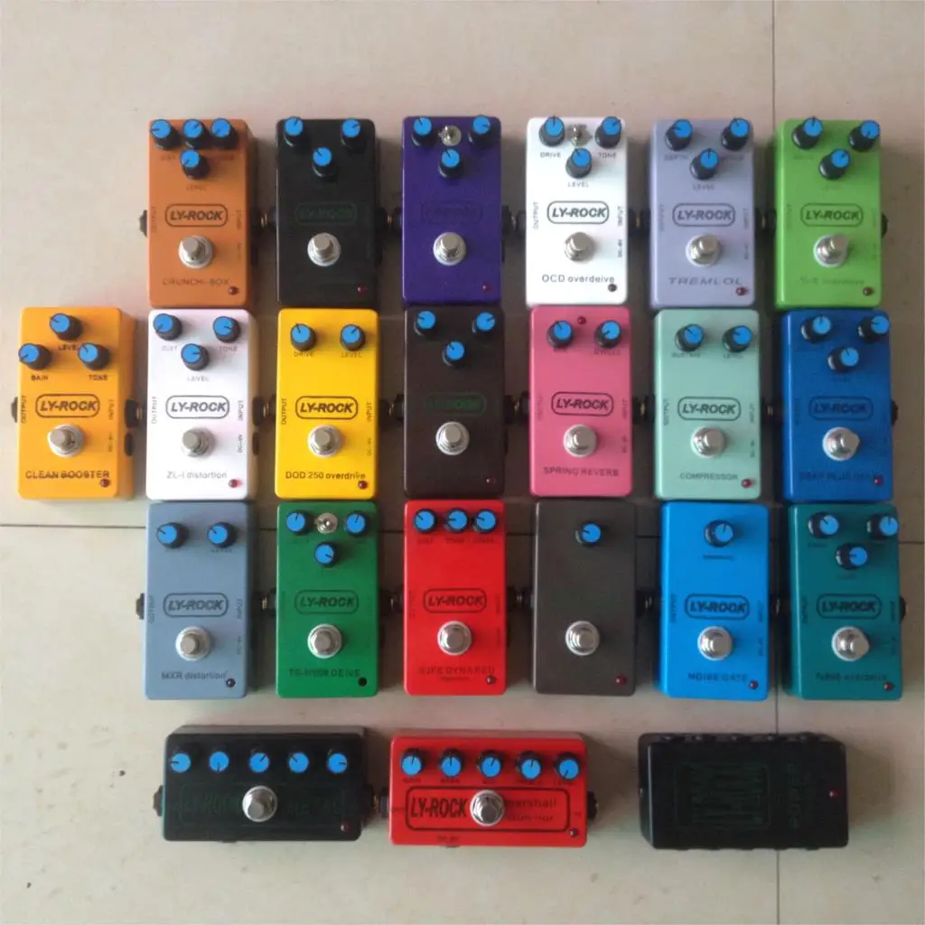 DIY MOD MAD Prof DBD темно синий педаль задержки искажения электрической гитары звуковой