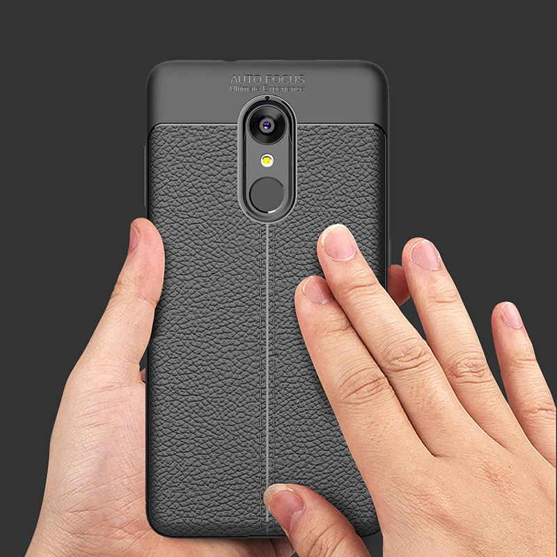 Leather texture Soft TPU Case For Lenovo K8 Shockproof Silicone back cover Note |