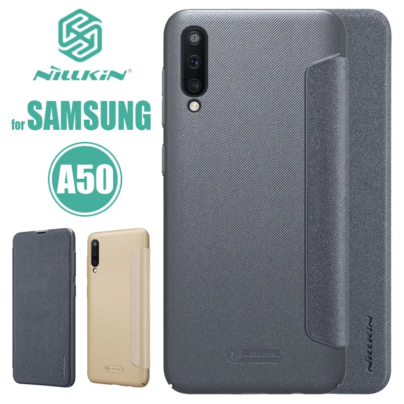 Чехол для samsung Galaxy A50, роскошный блестящий флип-чехол Nillkin, Жесткий Чехол из поликарбоната для samsung A50, тонкий чехол для телефона Nilkin