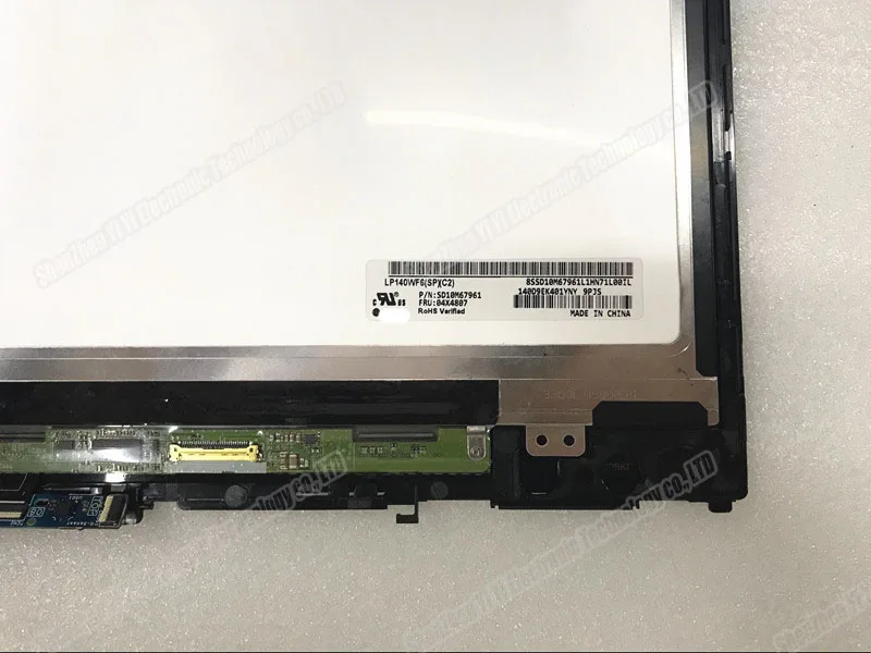 Сенсорный светодиодный экран для HP PAVILION X360 14M-BA 14-ba сменный с рамкой ЖК-дисплей 14