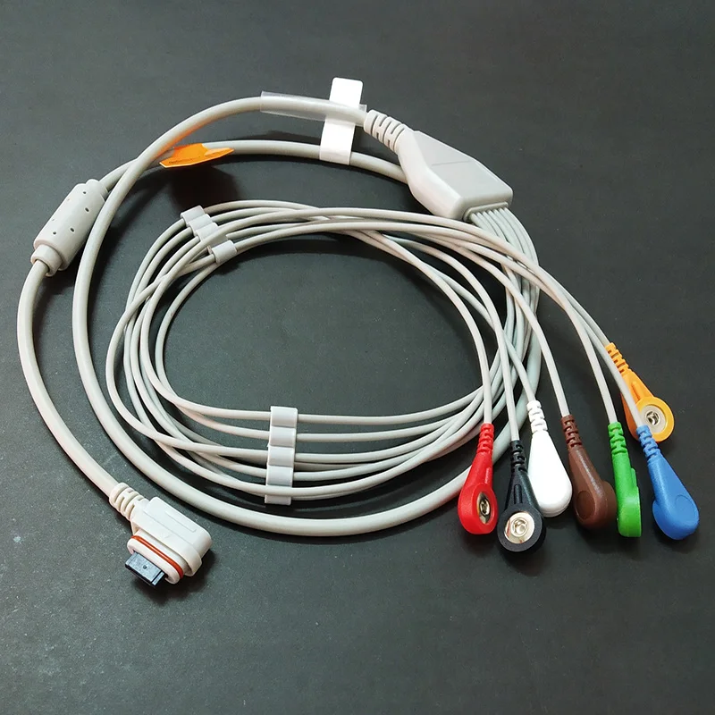 Совместимый светильник GE SEER Holter monitor 2008594-003 и 004 holter ECG EKG 2 канала (5 проводов)/3 (7