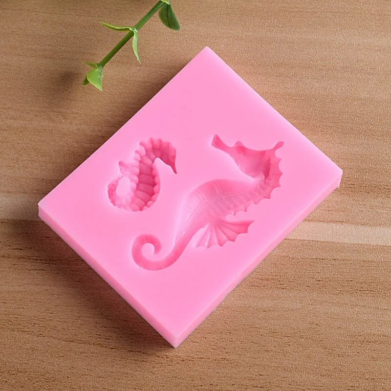 Sea Horse силиконовые формы для мастики сахарные украшения Кондитерские торта