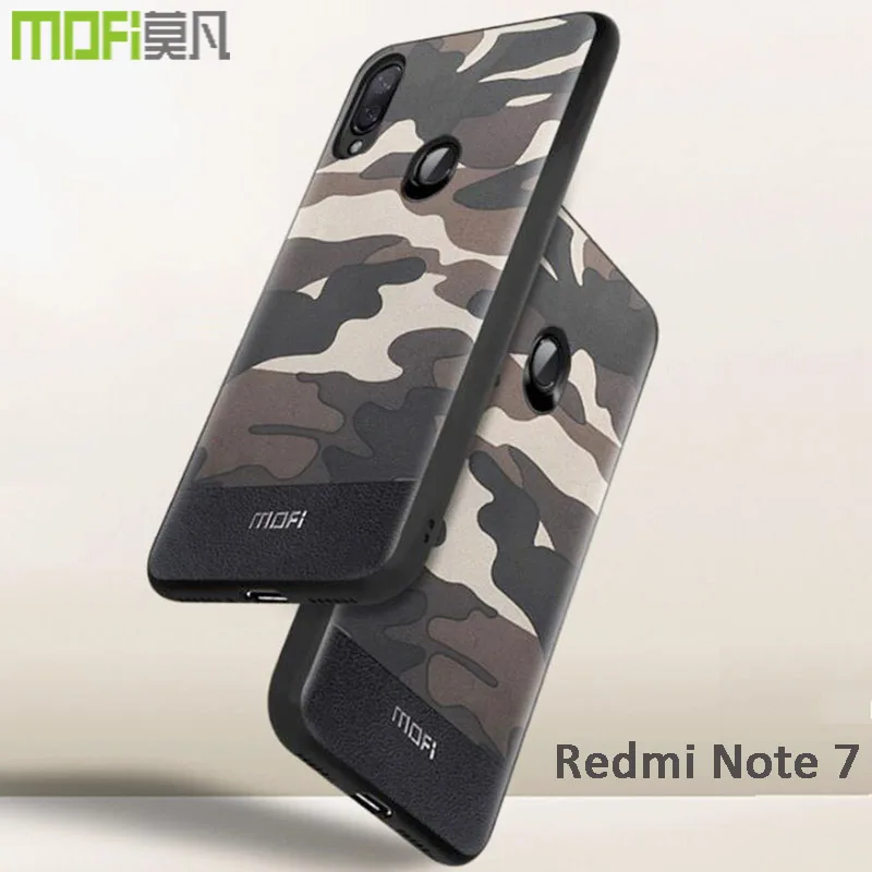Redmi note 7 Чехол камуфляж Жесткий кожаный для Xiaomi redmi рисунком |