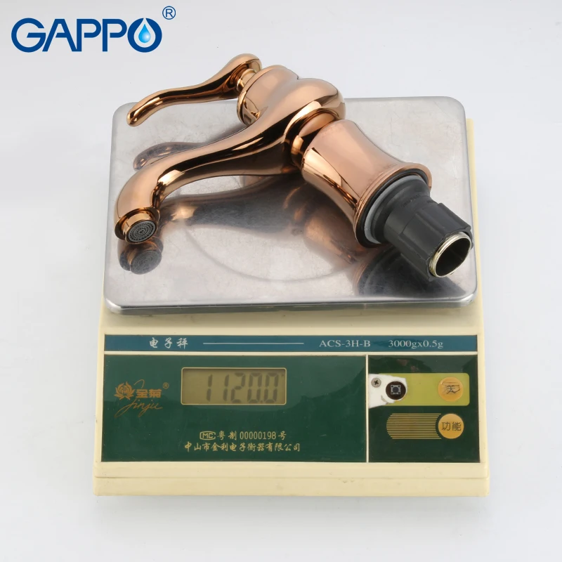 

GAPPO Basin Faucet basin rose golden mixers faucet waterfall bathroom mixer faucets bath Deck Mounted Faucets taps