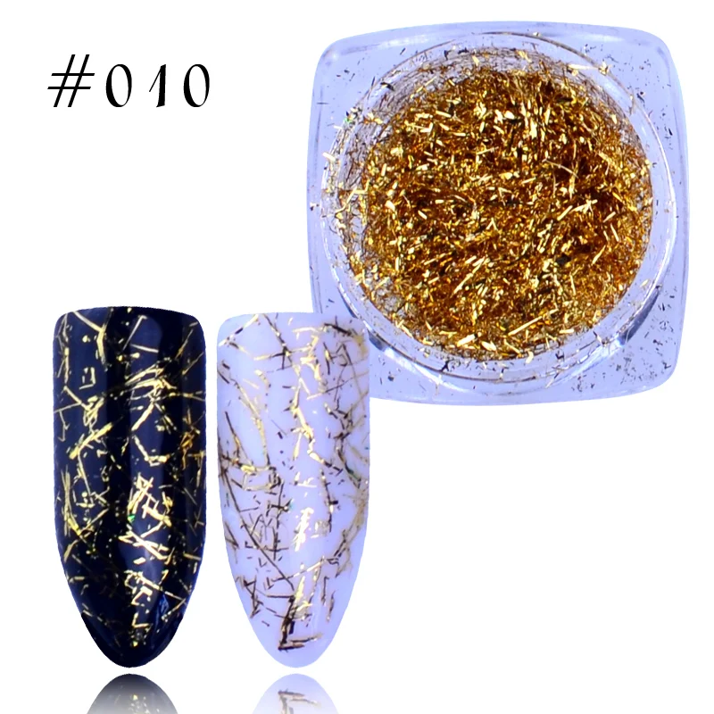 1 шт. Волшебная зеркальная пудра из алюминиевой фольги шелковые хлопья пигмент