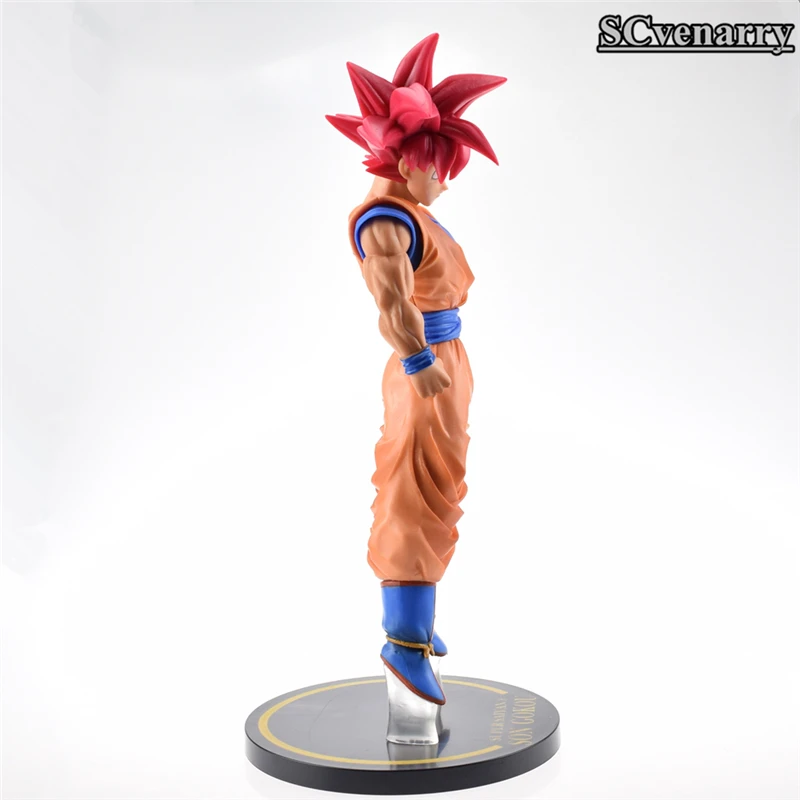 Большой размер 30 см аниме Dragon Ball Z Супер Saiyan Сон Гоку Гоко красные волосы Ver. ПВХ