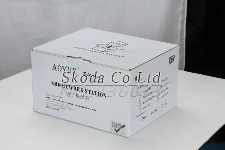 ESD безопасный 220 В aoyue 852 AOYUE 852A + цифровой дисплей SMD паяльная станция горячего