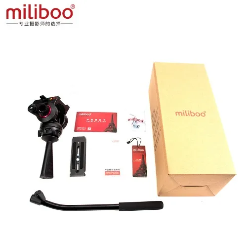 Miliboo MYT803 плоская основа Жидкостная головка с чашей 75 мм размер обновленная