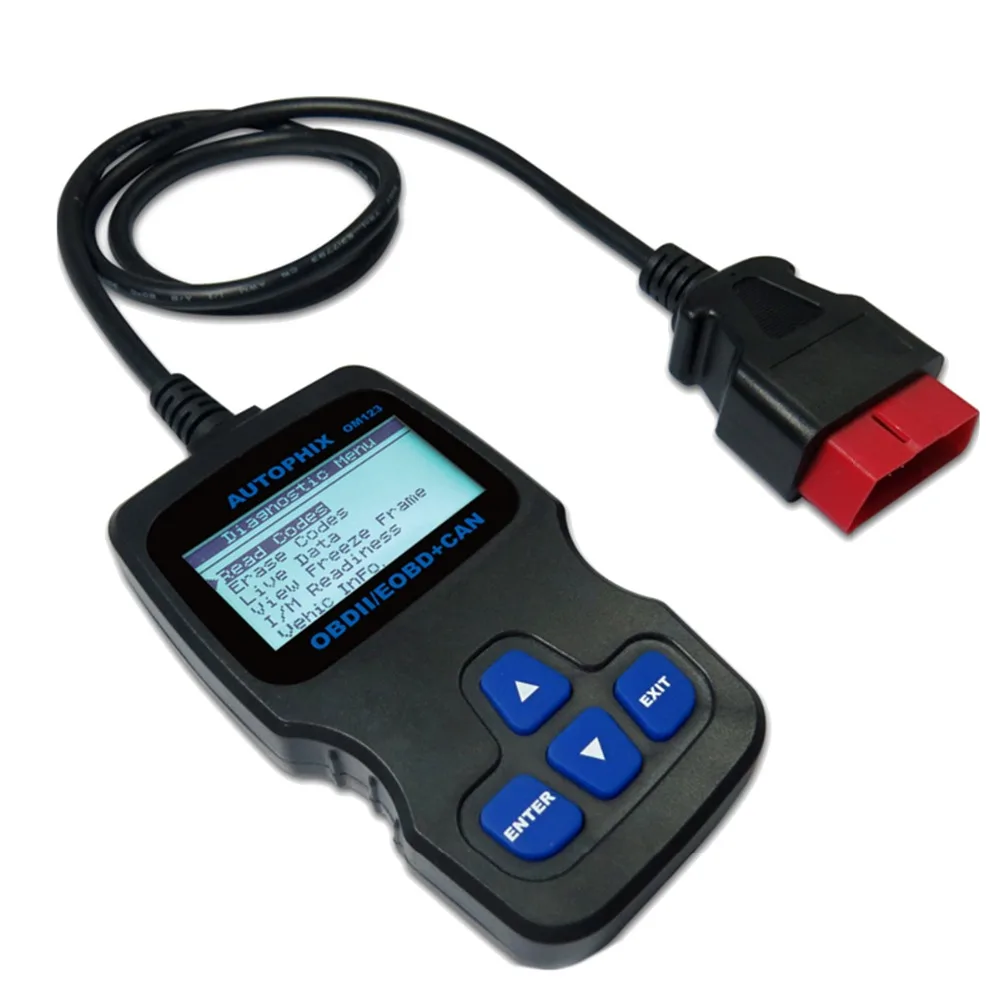 OBDMATE OM123 OBDII автомобиля диагностический код сканер-Черный Запуск X431 EasyDiag один плюс