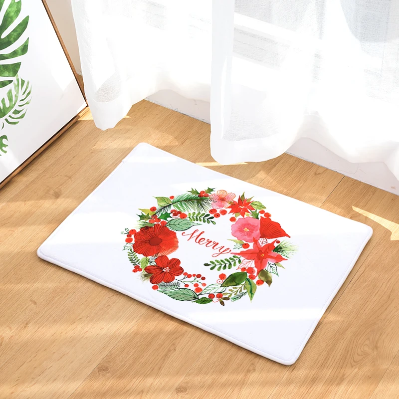 Модный стиль высокое качество печать Рождественское украшение подушка коврик