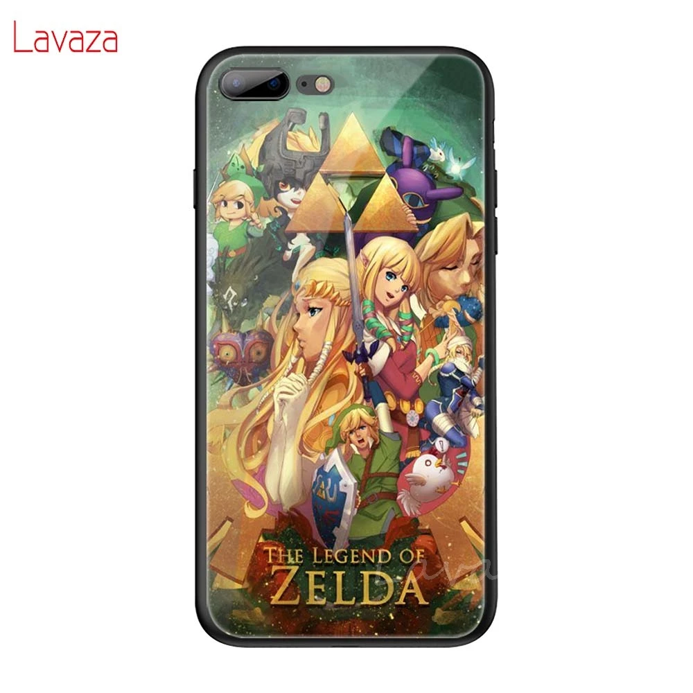 TG12 Мягкий чехол Lavaza Legend of Zelda из закаленного стекла для Apple iPhone 6 6 S 7 8 Plus 5 5S SE X XS MAX XR TPU - Цвет: TG12