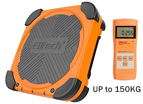 Elitech LMC-210A беспроводной цифровой электронный хладагент зарядки весы 330lbs/150kgs, обработка с подсветкой дисплей