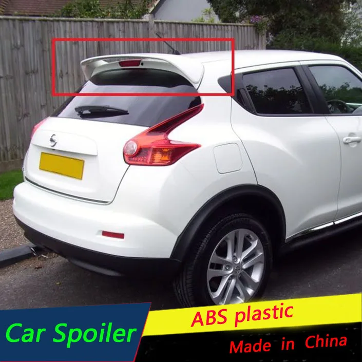 Для Nissan Juke, спойлер, абс материал, автомобильное заднее крыло, грунтовка, задний спойлер, нажмите на хвост для нового Juke, автомобильный спойлер 2010
