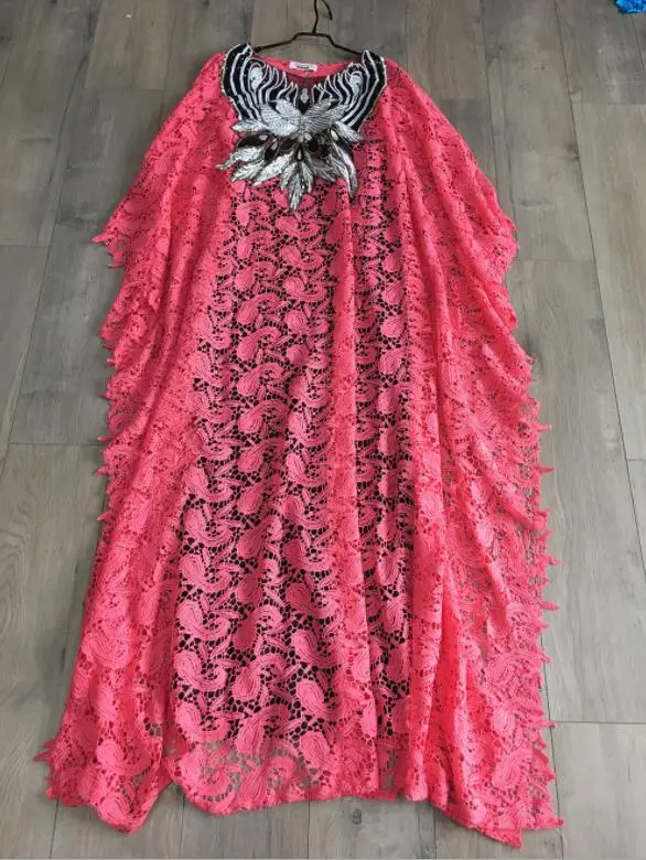 2019 Новое модное химическое кружевное стильное платье с блестками и вышивкой