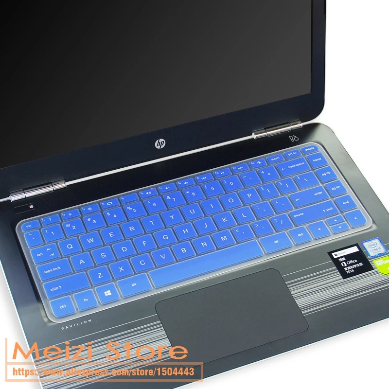 Для hp павильон 14 /Pavilion x360 14 дюймов Тетрадь чехол для клавиатуры ноутбука Защитная крышка гвардии силикона
