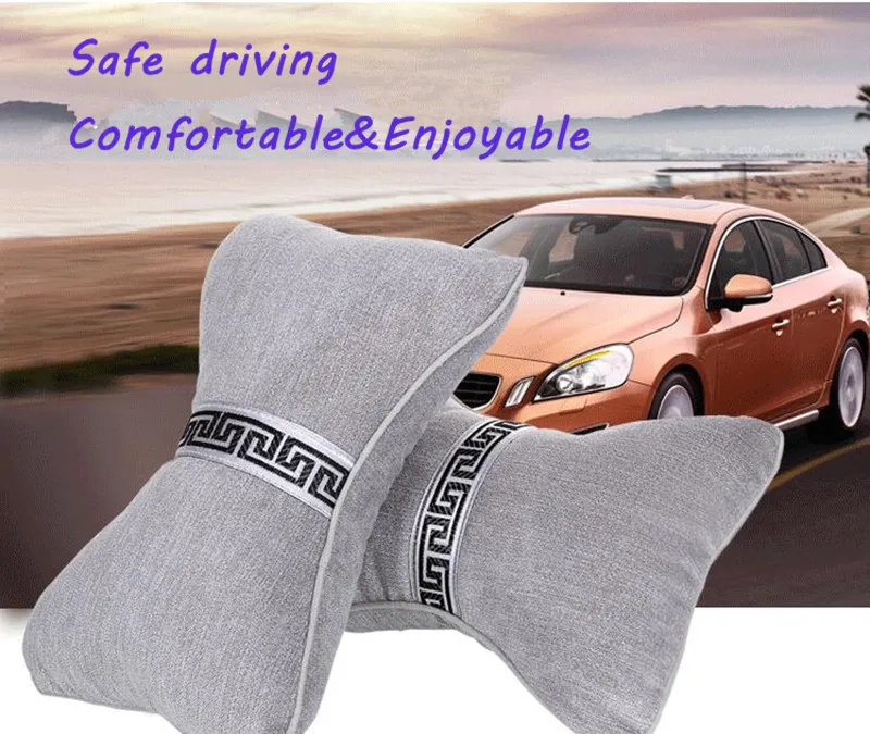 

car supplies special design , high grade car seat headrest , health care pillow , filling bamboo charcoal , 2pcs one package
