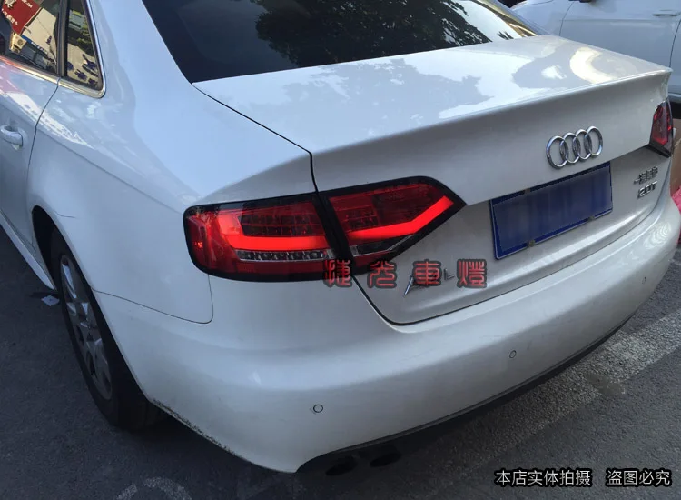 Автомобильный Стайлинг задний фонарь чехол для Audi A4L A4 2008-2012 светодиодная сигнальная лампа задний фонарь светодиодный задних сигнальных огней, задние фонари